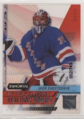 2020 Upper Deck Synergy Exceptional Young Stars /749 Igor Shesterkin #EY-11 iy3
