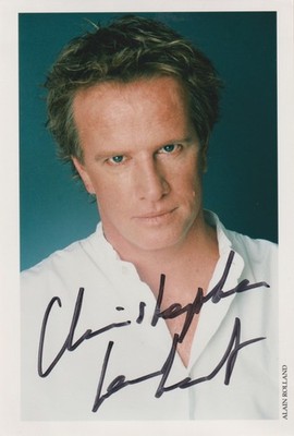 CHRISTOPHER LAMBERT Original Autogramm signiertes Foto Top Portrait