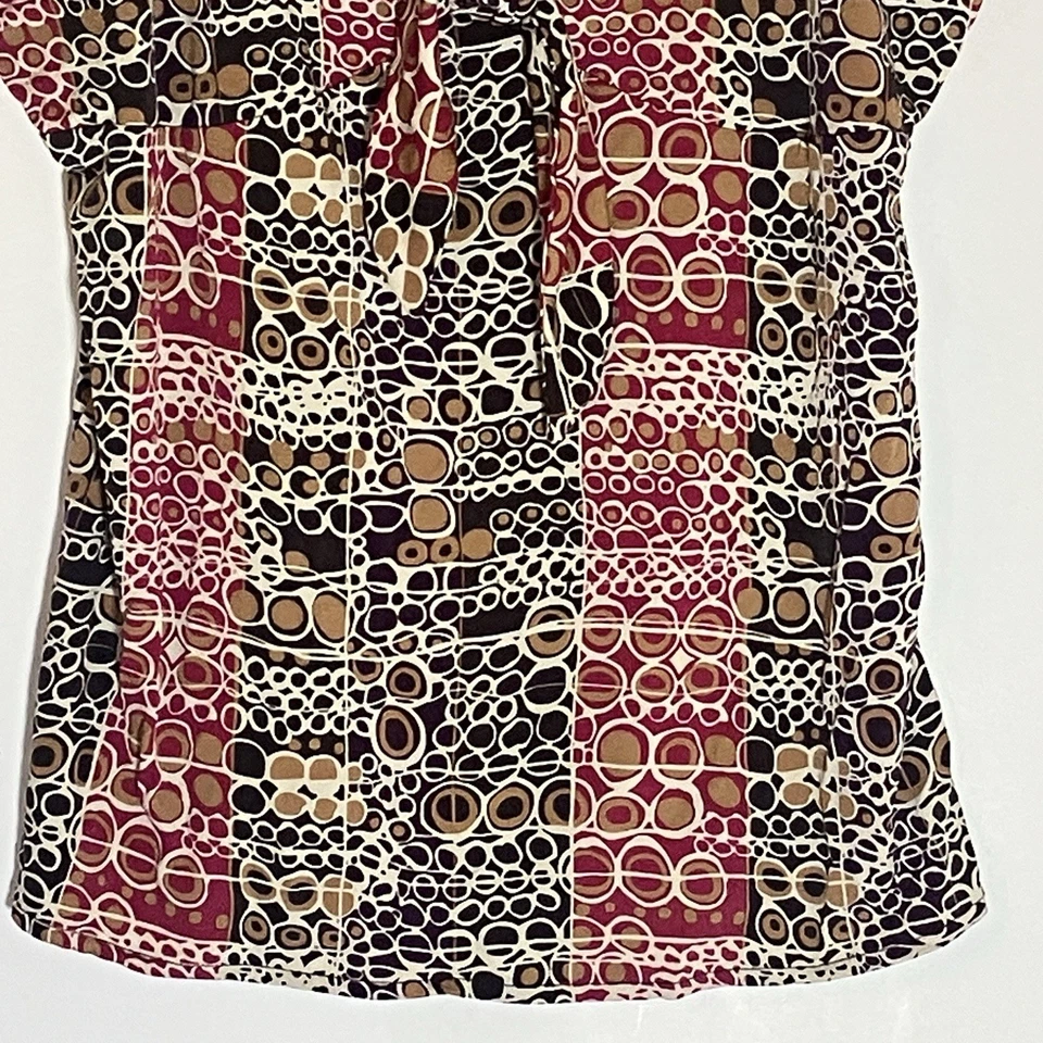 Camiseta sin mangas Attention Tank para mujer mediana multicolor con lazo frontal Y2K grunge Top Foto 3 de 4