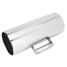 Tbest Guiro Musical LP, Stainless Steel Percussion Instrument, 5x12.8'' with ...