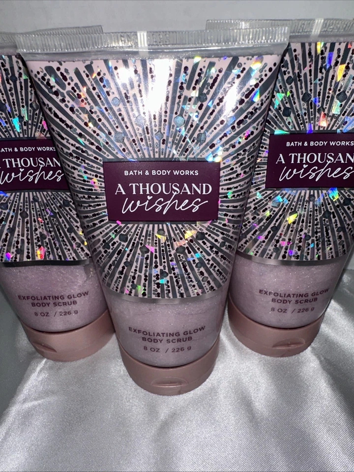 x3 Bath & Body Works A Thousand Wishes Glowing Body Scrub - Image 4 of 4