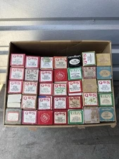 VINTAGE QRS WORD ROLL PIANO PLAYER MUSIC ROLLS LOT OF 35 ROLLS MELODEE SONGS