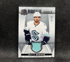 Matty Beniers Rookie Class Of 07/49 Patch 2022-23 The Cup Hockey #2023-BE Kraken