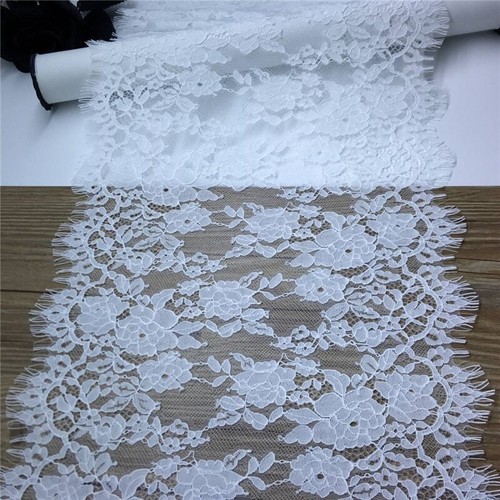 Lace Fabric Crafts DIY Hand Made Lace Trim Eyelash Lace For Clothing Needle - Picture 13 of 23