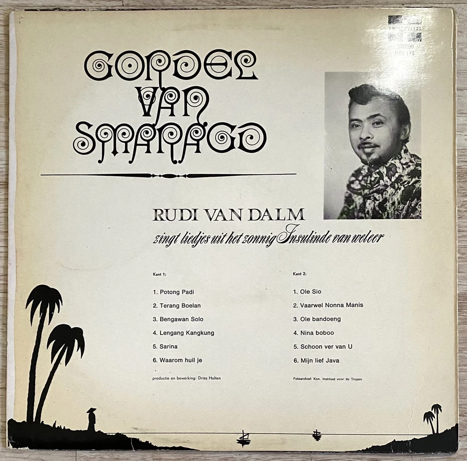 Rudi Van Dalm Gordel Van Smaragd LP Rare Vinyl Dutch Indonesian Funk Islands VG+ - Image 2 of 3