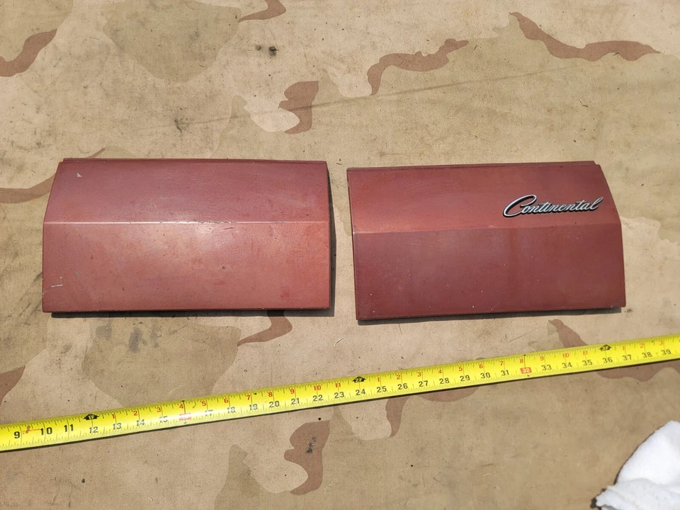 1973-1976 Cubierta Faro Faro Cubierta Izquierdo Derecha Lincoln Mark IV OEM Foto 2 de 4