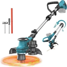 Cordless String Trimmer for Makita 18v Battery, Folding 3 In1 Weed Eater with Br