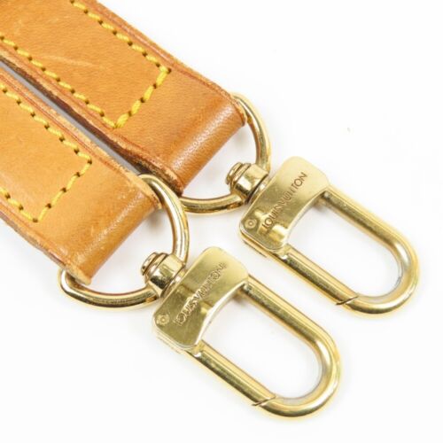LOUIS VUITTON Logo Keepall Bag Strap Adjustable Vachetta Leather Brown GD 78688 - Picture 3 of 7