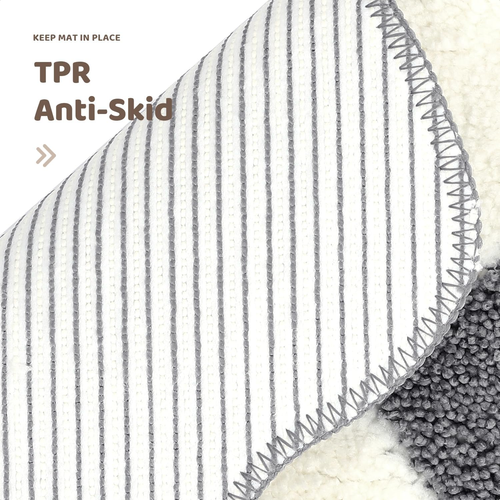 Paw Shaped Non-Slip Bathroom Rug - Bild 7 von 7