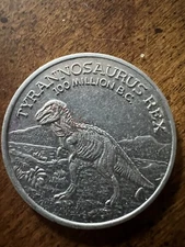 Vintage Tyrannosaurus Coin Ultra Rare Valuable