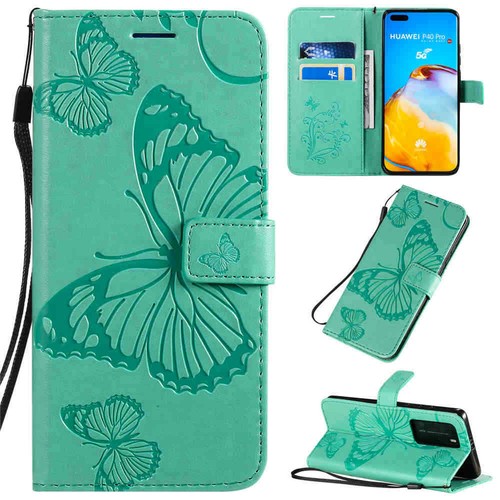 For Huawei P40 Lite P30 P20 Pro Magnetic Flip Wallet Stand Leather Case Cover - Picture 13 of 40