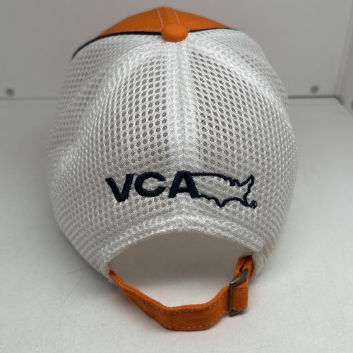 Woof Berretto Baseball Cappello Camionista Maglia Schiena Regolabile VCA Veterinario Arancione - Foto 2 di 4