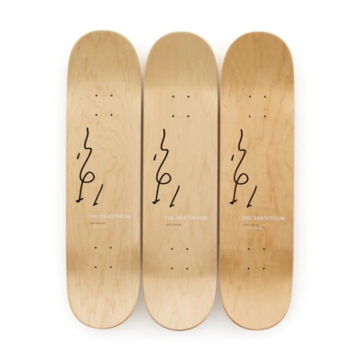 YOSHITOMO NARA skateboard 3 set NEW from JAPAN Light Haze