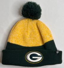 GREEN BAY PACKERS '47 BRAND BEANIE STOCKING HAT ADULT OSFA