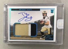 Ian Book 2021 Panini One Rookie Patch On Card Auto /99 PHILADELPHIA EAGLES