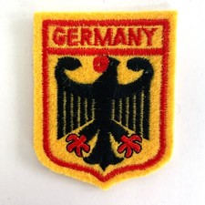 GERMANY Embroidered Shield-shaped Patch Travel Souvenir