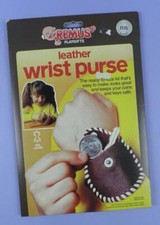 Remus Playgifts Set Leather Wrist Purse Old Shop Stock 1982