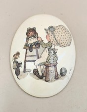 VTG HOLLY HOBBIE OVAL WALL DECORATION