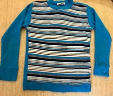Vintage 70s Boys size 6 long sleeve pajama top pullover