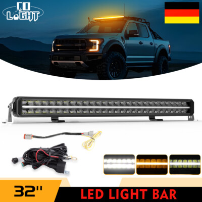 32'' E9 LED Arbeitsscheinwerfer Lichtleiste Offroad 4WD Flutlicht Geländewagen