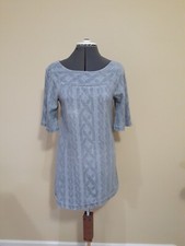 Y2K Juicy Couture Velour Dress Mini Shift Dress Textured Terry Made in USA S