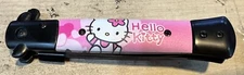 9"Hello Kitty Black Wood Tactical Spring Assisted Open Survival Pocket Knife
