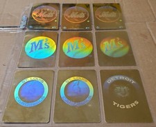 1990-92 Baseball Team Holograms Cards/Squares/Buttons  Singles U Pick