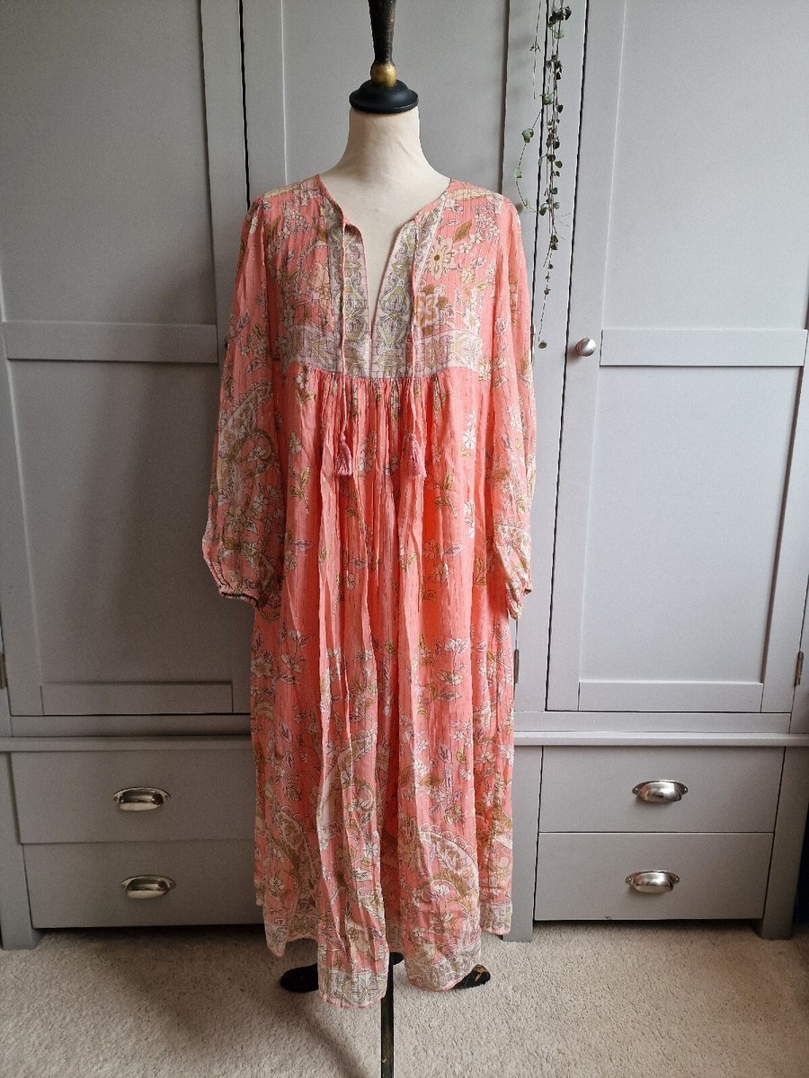 spell hendrix boho dress dusty pink And The Gypsy • • Size XS • RRP $298 Sees #Poorthings once. #hollywaddington Size:US 14 / EU 47 Boho midi dress Plus Sizes-Dresses\-Rompers-Chiffon Dresses So special robe from