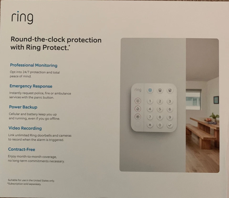 Ring Alarm 8-piece kit (2nd Gen) – home security system with optional 24/7 profe - Image 3 of 4