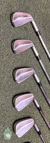 Used Ping Black Dot Blueprint Forged Irons 4-9 130g X-Stiff Steel Golf Set - Picture 5 of 11