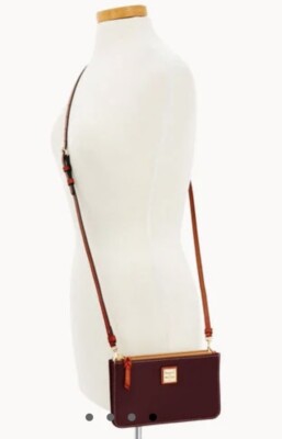 Dooney & Bourke Pebble Grain Ella Crossbody Bordeaux  Color