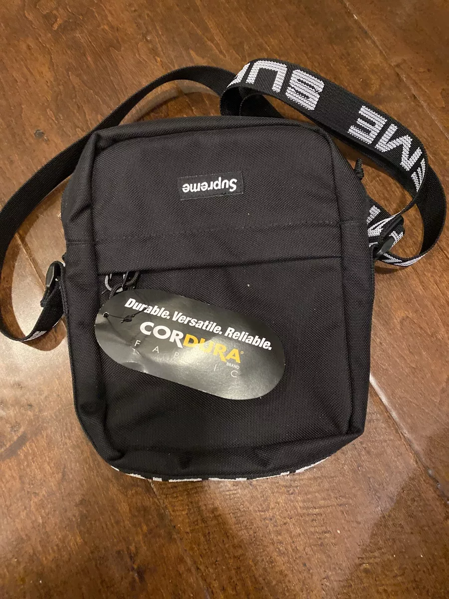 Shoulder bag with logo