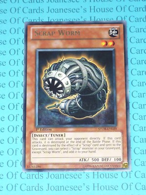 Schrottwurm STOR-DE029 Rare Yu-Gi-Oh Karte Englisch 1. Auflage Neu