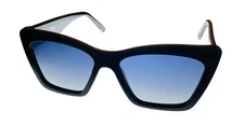 Fila Unisex Sunglasses Plastic Black Cateye, Gradient Lens. SF9481. Black