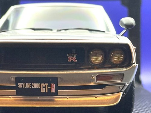 *RARE* Ignition Model 1/18 Nissan Skyline 2000 GT-R KPGC110 Silver EARLY VERSION - Picture 10 of 15