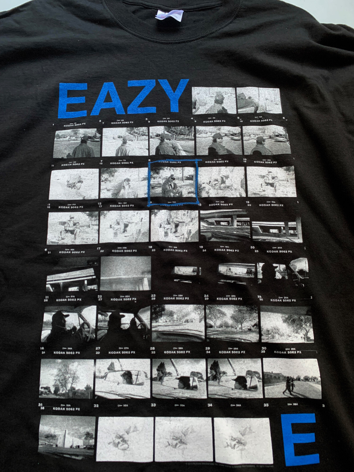 FILA MAGLIETTA VINTAGE EAZY E NWA RAP PROMO DEAD STOCK NON INDOSSATA N.W.A. EAZY DR.DRE