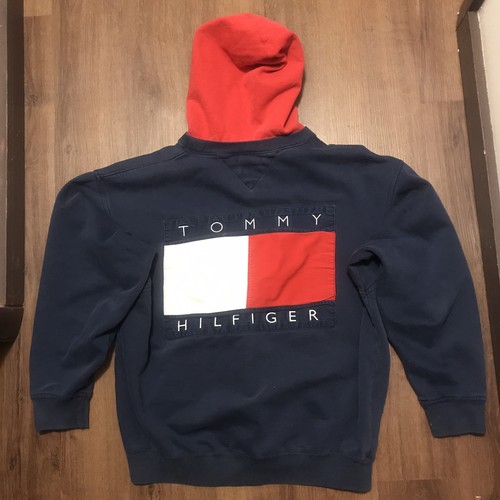 VTG 90s Tommy Hilfiger Big Flag Logo 