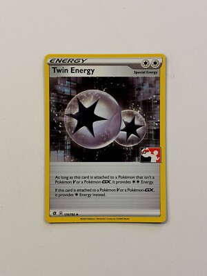 gold twin energy pokemon card 209/192 Card Number / Rarity Twin Energy (209/192) [Sword &