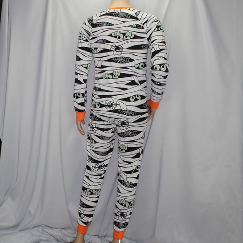 Dadcula Hombre Pequeño Halloween Pijama Conjunto Disfraz Momia Top 34-36 Inferior 28-30 - Imagen 5 de 16