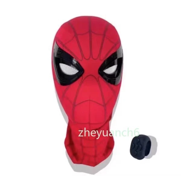 Casco Spiderman Máscara Usable 1:1 Control Remoto Guiño Ojos Cosplay Accesorios Regalo Foto 4 de 4