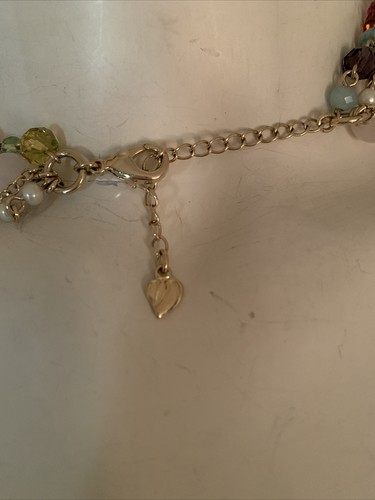 COLLAR VINTAGE CAROLEE CUENTAS MULTICAPA FIRMADO 18" CS60 - Imagen 4 de 4