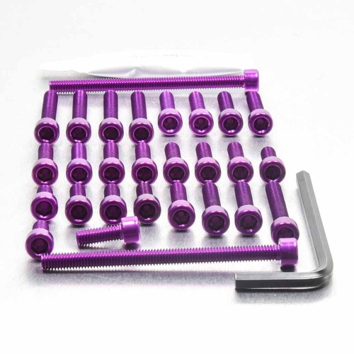 Kit Bulloni Per Stelo Mission - Colore Viola - Ricambio Per Attrezzatura Sportiva - Foto 5