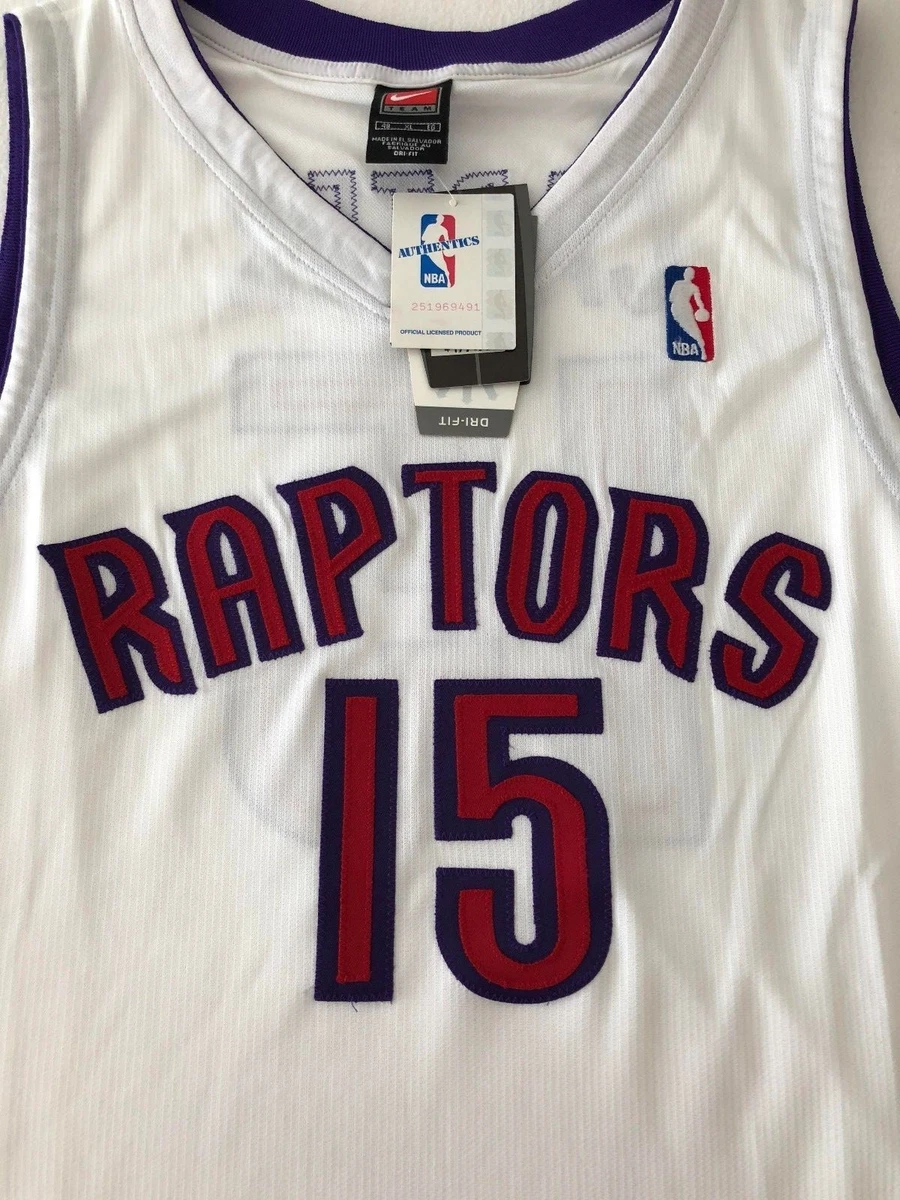 100% Authentic Vince Carter Vintage Nike Raptors Jersey Size XL 48 Mens