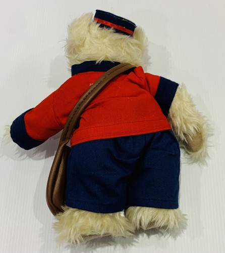Vintage Teddy Bear Mail Teddy Fluffy Post Man Cute 22cm Teddy - VGC - Picture 4 of 5