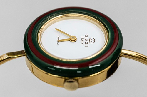 *NEAR MINT* Vintage GUCCI Change Bezel 12 colors Early Model Quartz Womens Watch - Picture 6 of 14