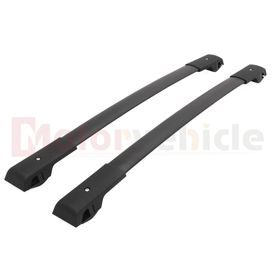 Barras transversales negras en stock de EE. UU. para rieles de techo Dodge Journey JUCV 2009-2020 Foto 2 de 4