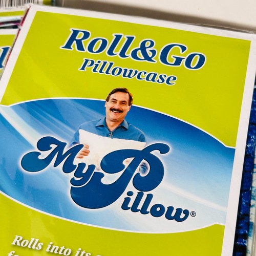 My Pillow Travel Pillow Case Roll N Go For Go Anywhere 12x18 USA