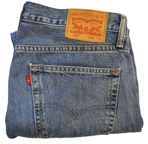 Levis 516 Vintage Style Denim Mens Jeans Size W36 Regular Fit Straight Leg  | eBay