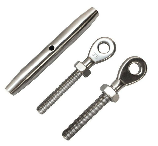 3/8" Marine EYE EYE Closed Body Turnbuckle Lifting Rigging 700Lb WLL SS316 eBay