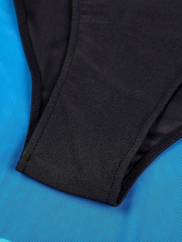 Womens Shiny Long Sleeve Leotard Dress Figure Ice Skating Ballet Dance Dress - Picture 15 of 52